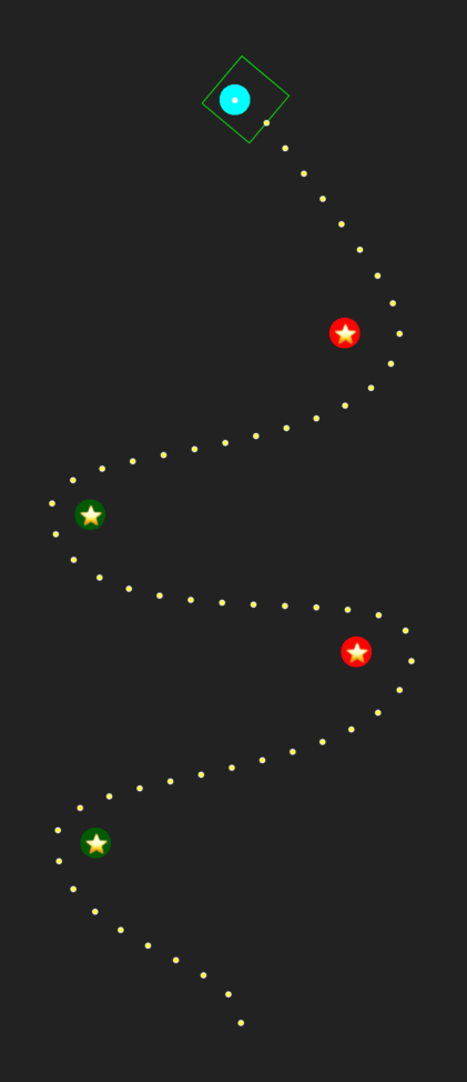 Channel marker navigation diagram — keep-right